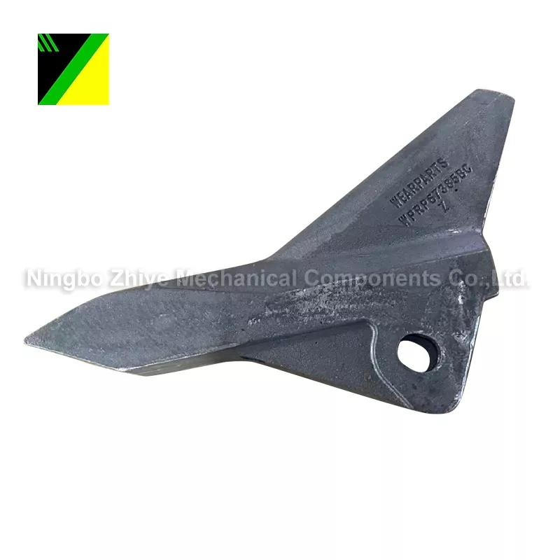 Hoogchroom gietijzeren ripperpunten